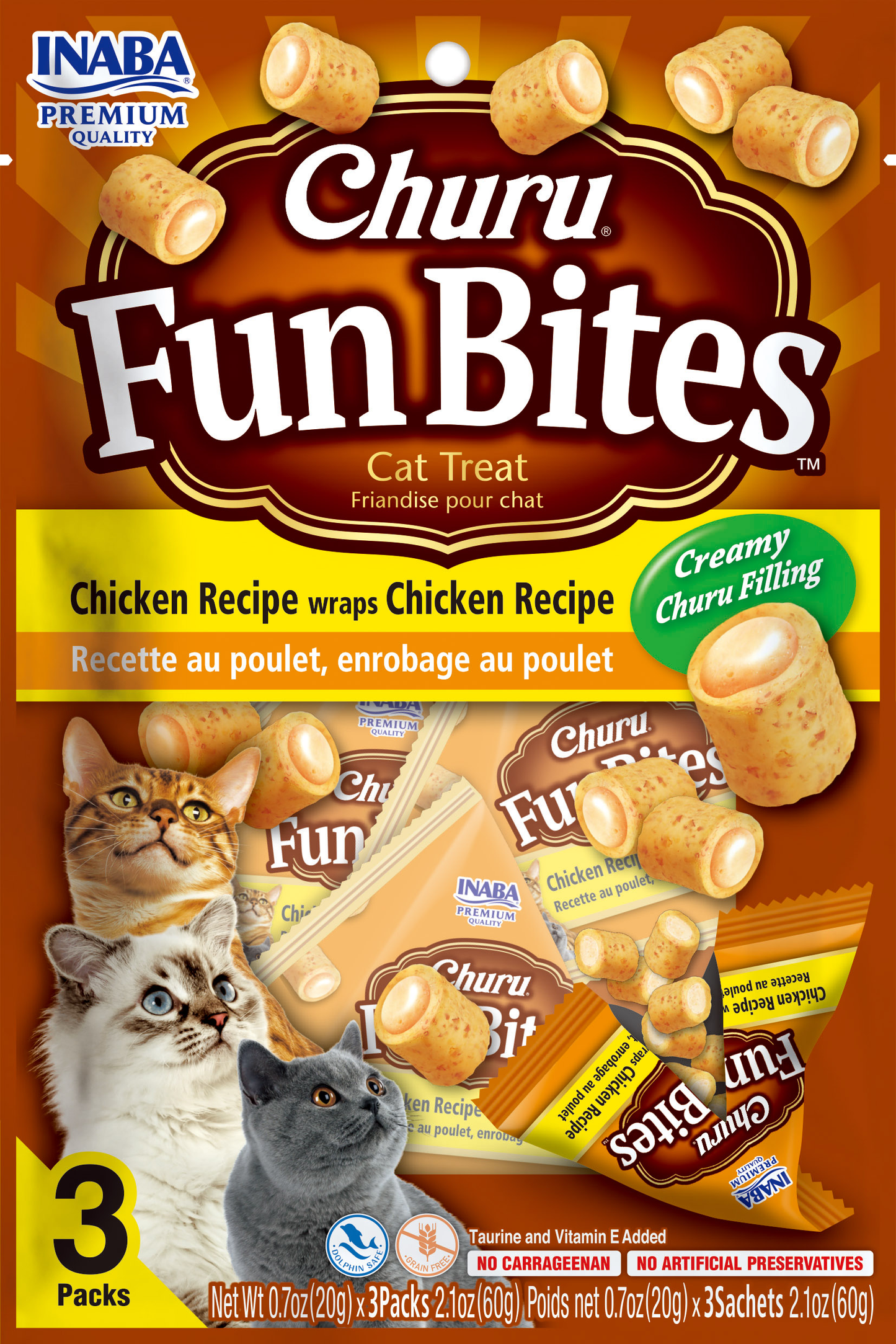 Snack Para Gato Churu Fun BItes Pollo