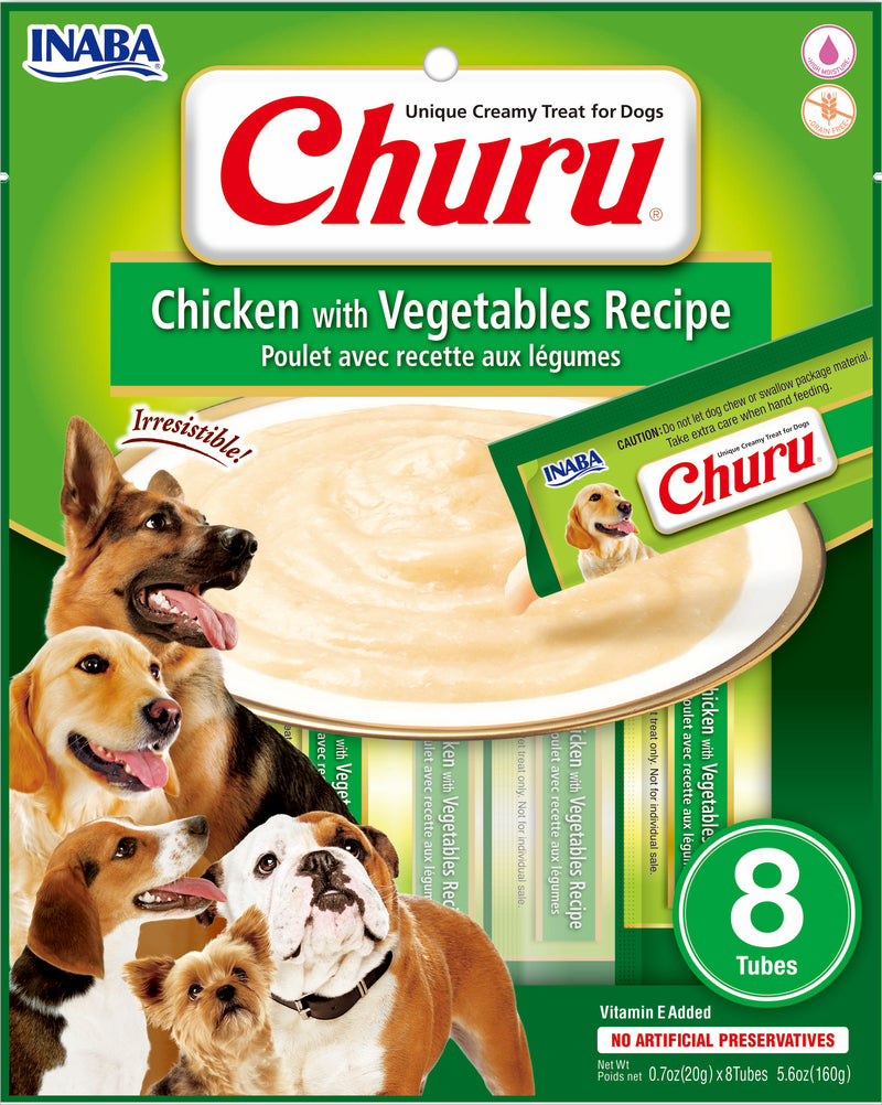Snack Para Perro Churu Pollo con Vegetales