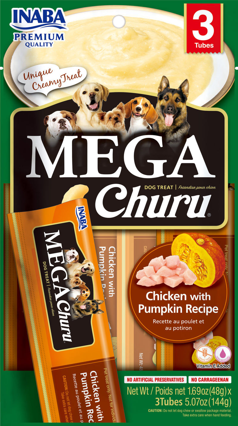 Snack para Perro Mega Churu Pollo y Calabaza