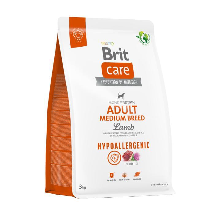 Alimento Para Perro Brit Care Adulto Medium Breed Cordero