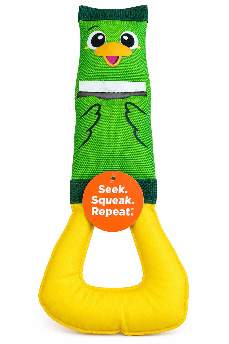 Hourd Juguete para Perros con Sonido – Ave Verde