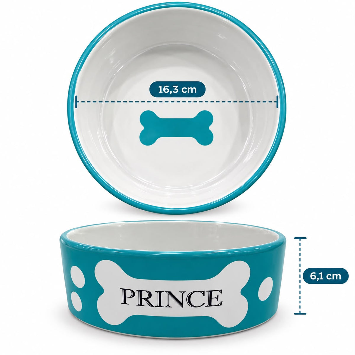 Plato Ferplast Thea Medium Prince para Perro – 750 ml