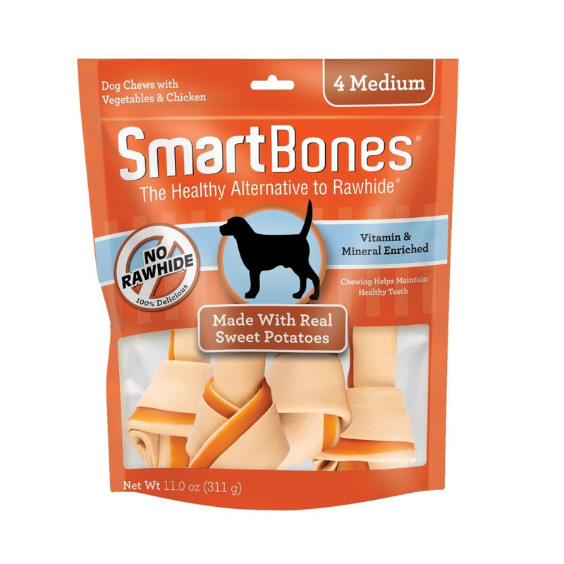 Smartbones Sweet Potato Medium 4 Unidades