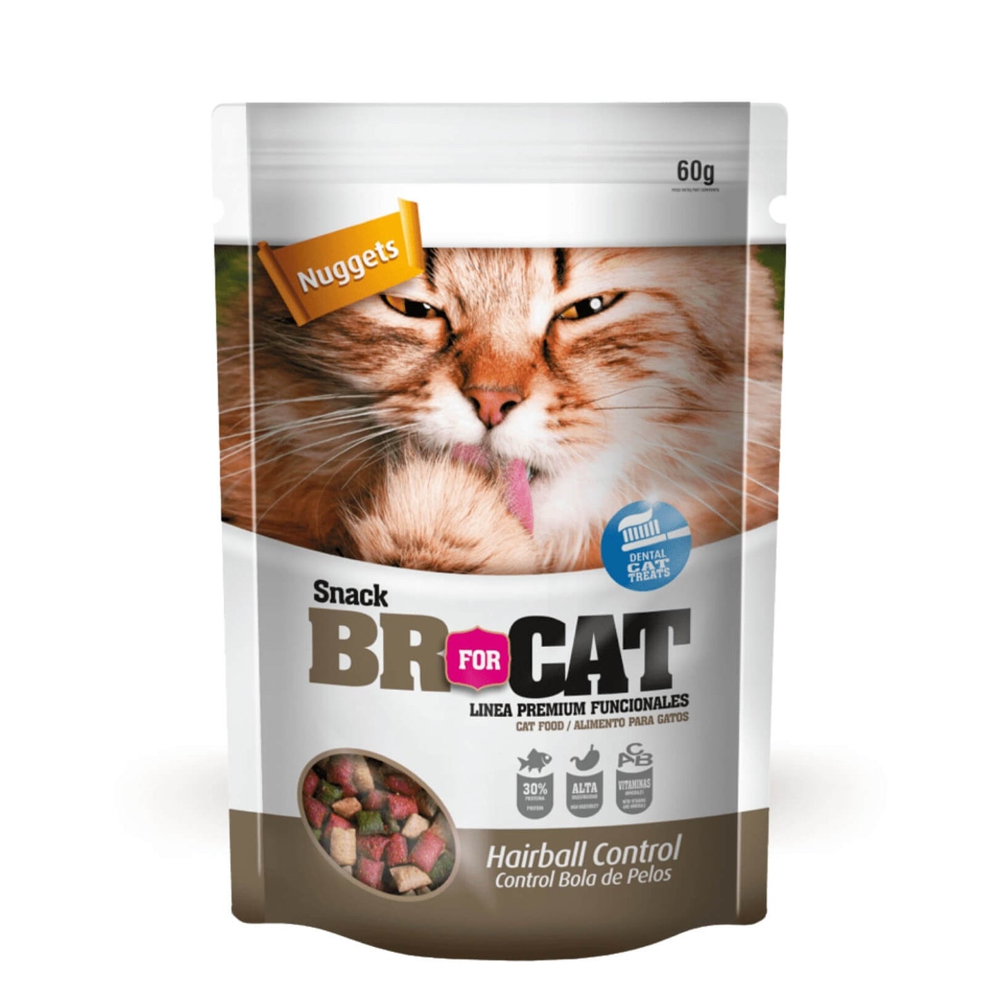 Snack para gato Br For Cat Control bola de pelos