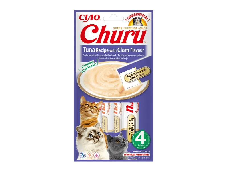 Churu Atun Con Almeja x 4 56 gr