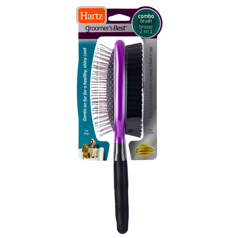 Cepillo Hartz Groomer Best Cepillo 2 en 1