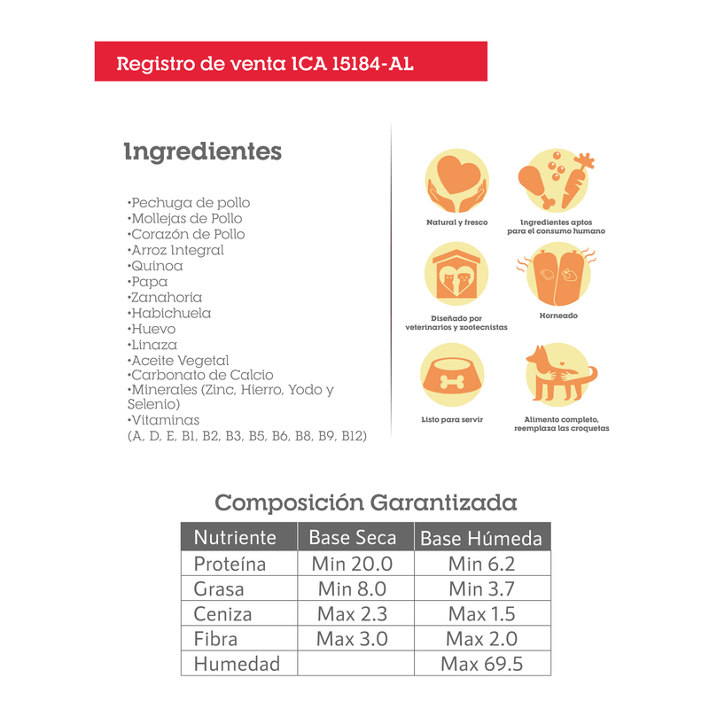 PIXIE POLLO AL HORNO SENIOR