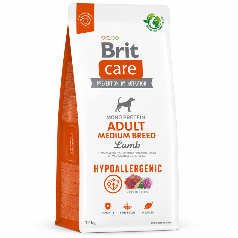 Alimento Para Perro Brit Care Adulto Medium Breed Cordero
