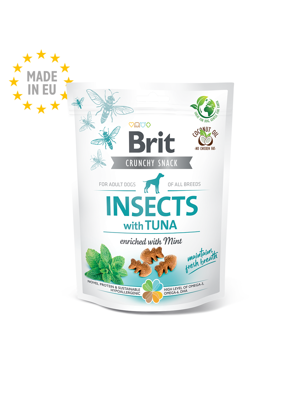 Brit Snack Crujiente Insectos con Atun 200gr