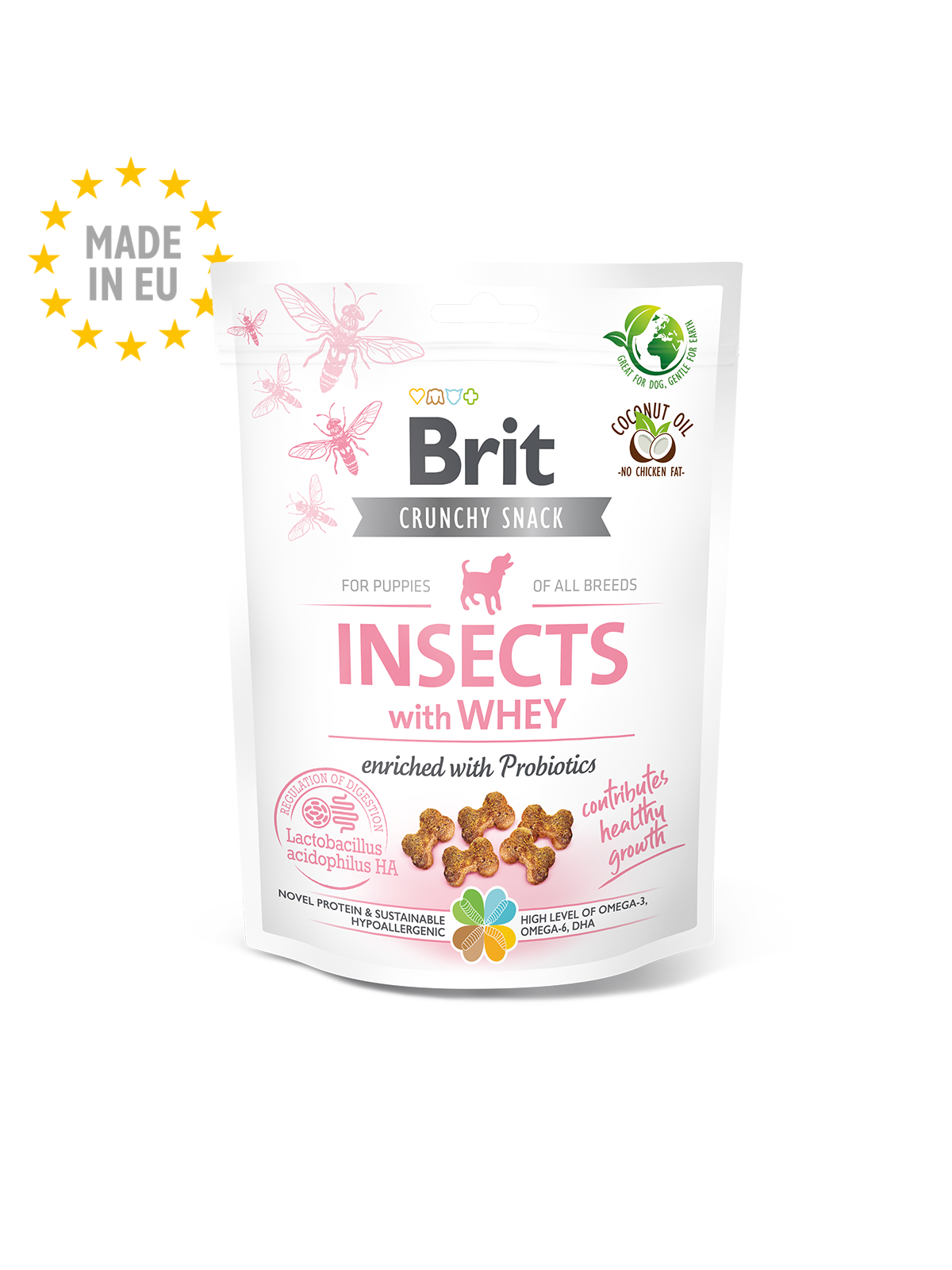 Brit Snack Crujiente Insectos con Suero 200gr