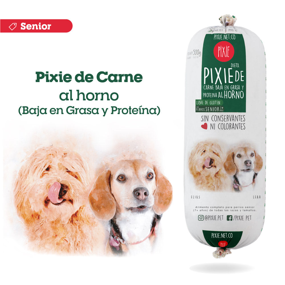 PIXIE CARNE AL HORNO SENIOR