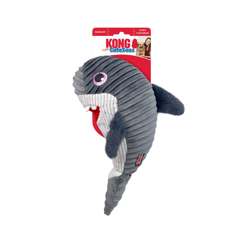 Juguete para Perro KOng Peluche Cuteseas Rufflez Tiburon M-L