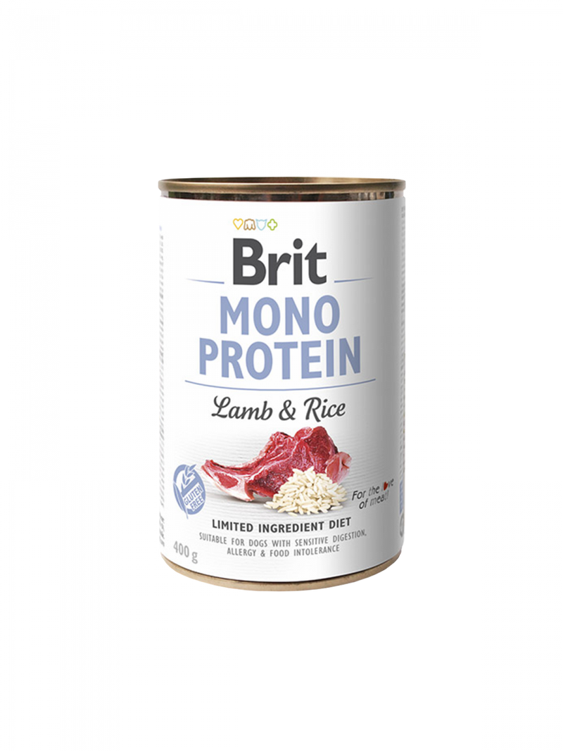 Alimento Humedo Para Perro Brit Care Mono Proteina Cordero y Arroz