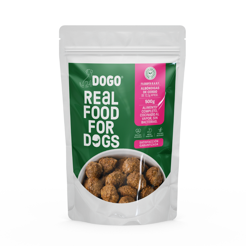 Snack para Perro Dogo Albondigas de Cerdo