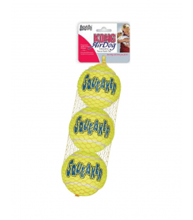 Juguete Para Perro Kong Queak Air Pelota Medium X3