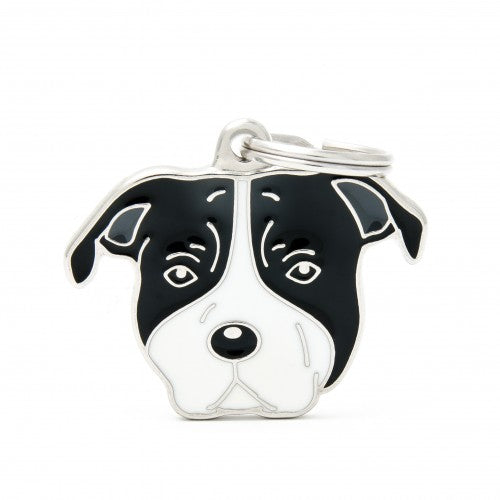 Placa de Identificación American Staffordshire Terrier.