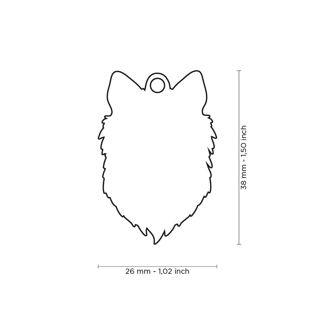Placa de Identificación Collie