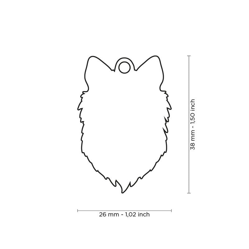 Placa de Identificación Collie