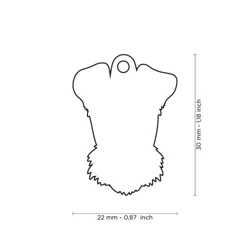 Placa de Identificación Fox Terrier