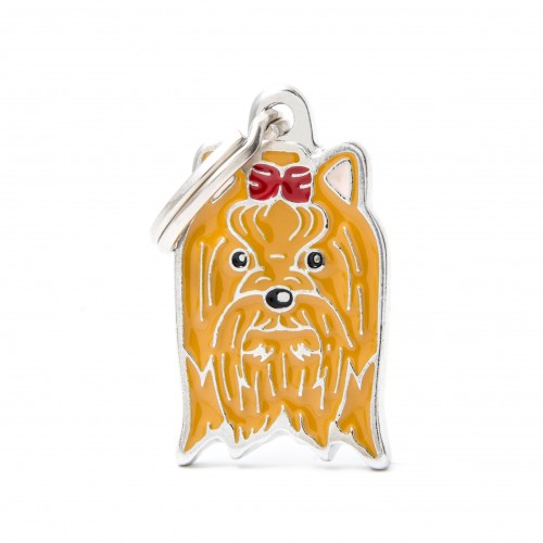 Placa de Identificación Yorkshire Terrier.