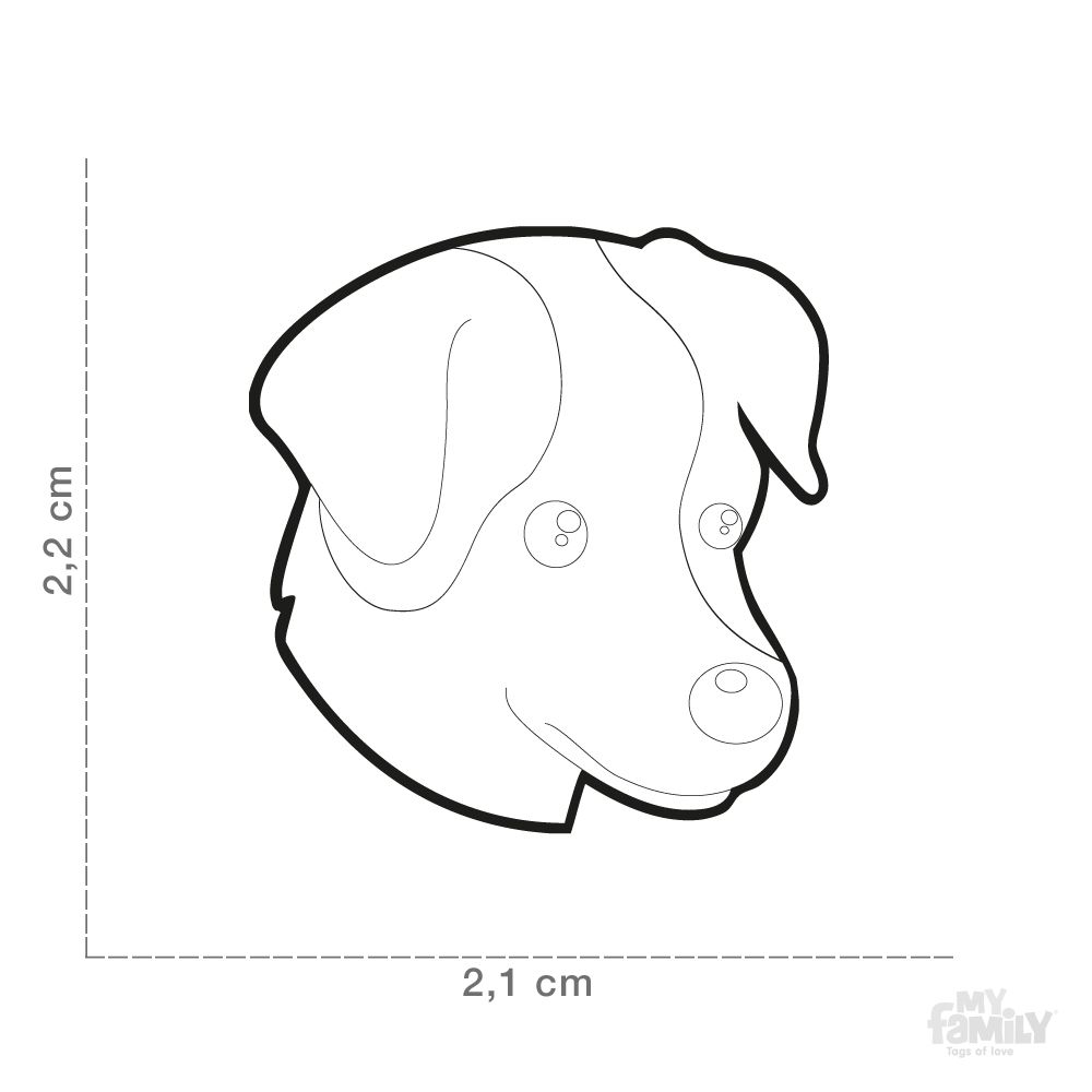Placa de Identificación Jack Russell
