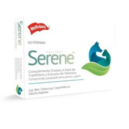 Serene 21 Tabletas Modulador De La Ansiedad Perros Y Gatos