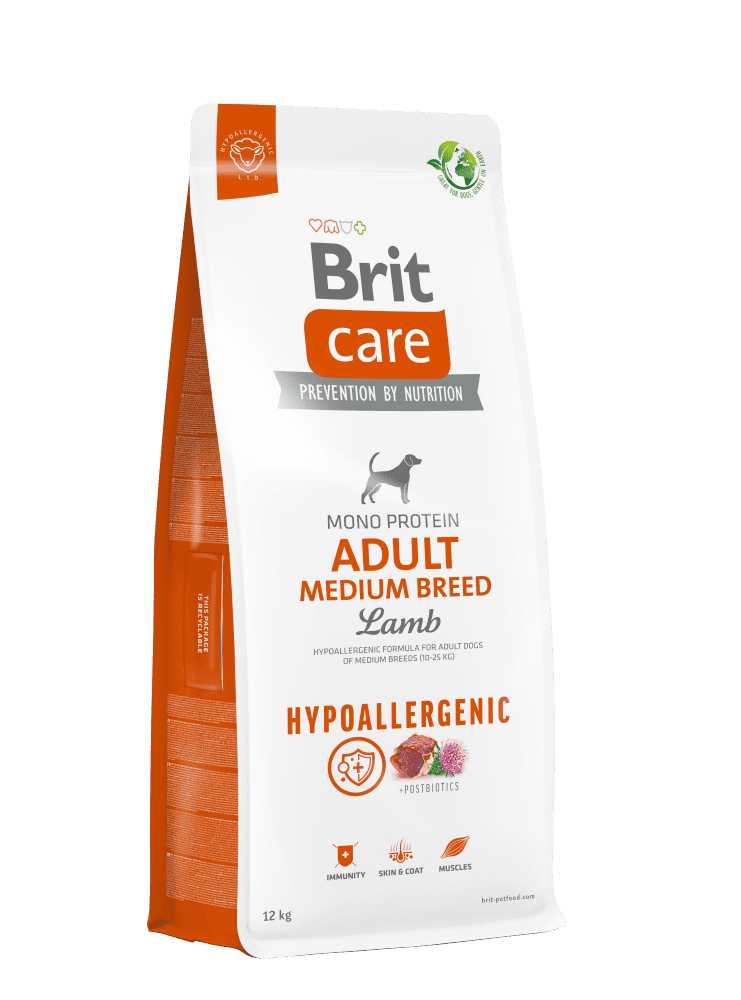 Alimento Para Perro Brit Care Adulto Medium Breed Cordero