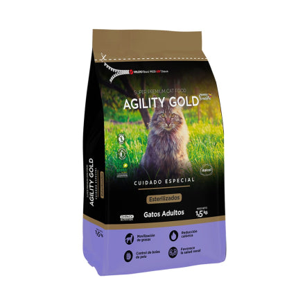 Alimento Para Gato Agility Gold Esterilizado