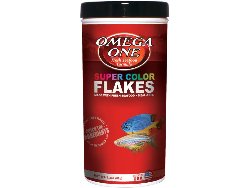 Alimento Para Peces Omega One Super Color. Color Flakes.12 Grs