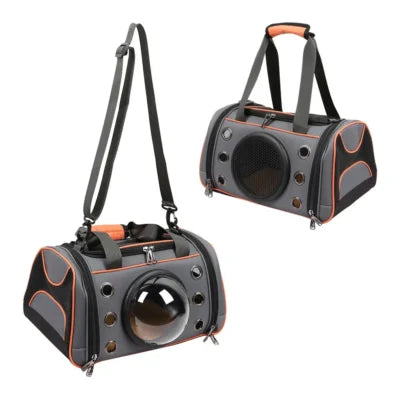 Bolso Plegable con Capsula Naranja