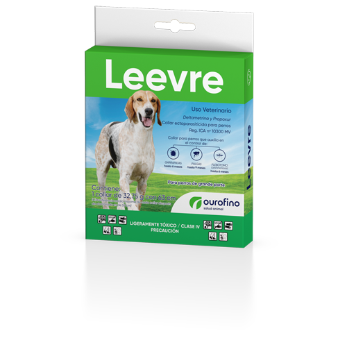 Collar Ectoparatisida para Perros Leevre