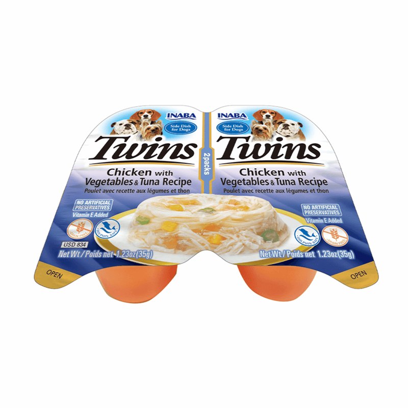Snack Dog Twins Pollo Vegetales y Atún para Perro  2 x 35 g