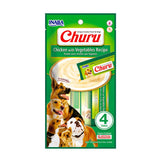 Snack Para Perro Churu Pollo y Vegetales x 4