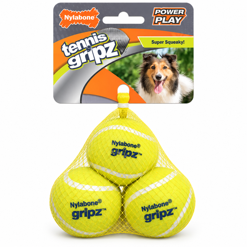 Pelotas para Perro Nylabone Play Tennis 3 Pk