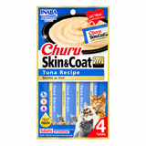 INABA Churu Skin & Coat para Gatos – Atún | 4 Tubos