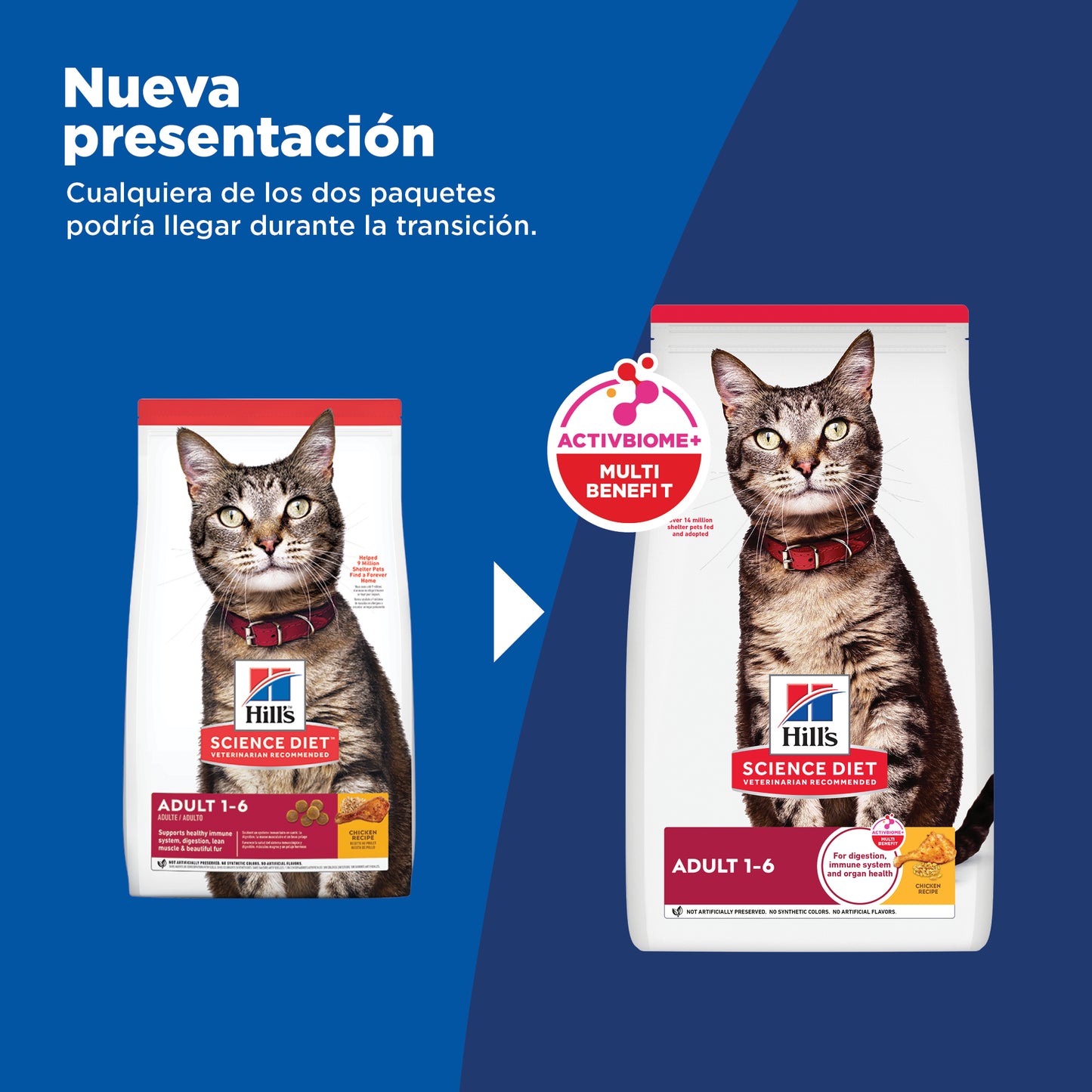 Comida para gato Hills Optimal Care  Adulto