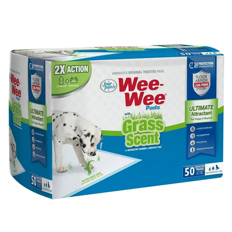 Wee Wee Pads With Grass Scent X50 Unidades