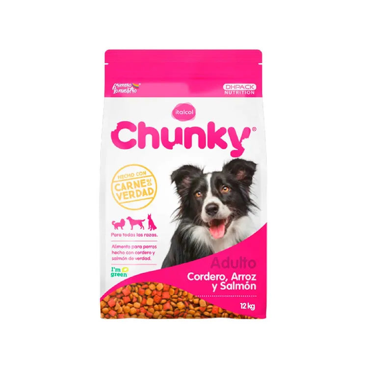 Alimento Para Perro Chunky Cordero 12 Kgs