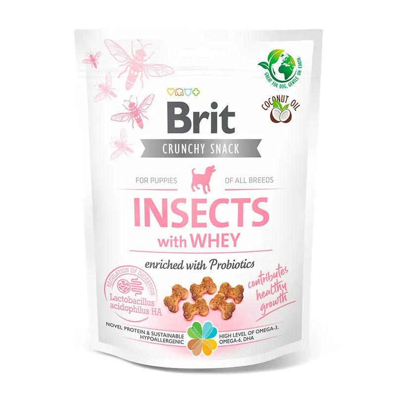 Brit Snack Crujiente Insectos con Suero 200gr