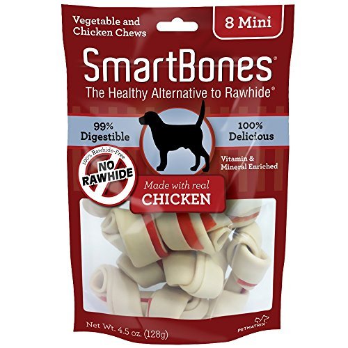 Snack para perro Smartbones Pollo Mini 8pk