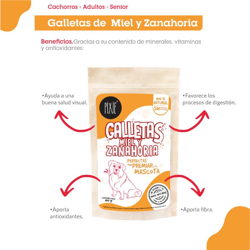 PIXIE GALLETA MIEL Y ZANAHORIA
