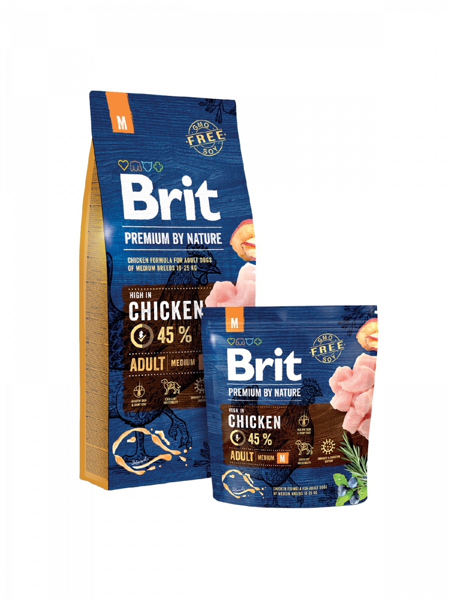 Alimento para Perro Brit by Nature Adulto Medium 15 Kg