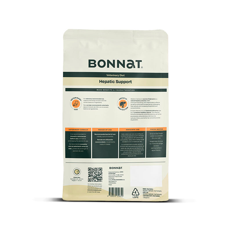 Alimento Seco Bonnat Hepatico para Perro 2 Kgs