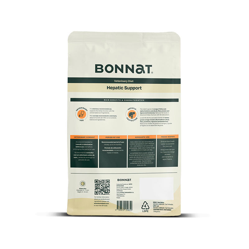 Alimento Seco Bonnat Para Gato Hepatico 2 Kgs