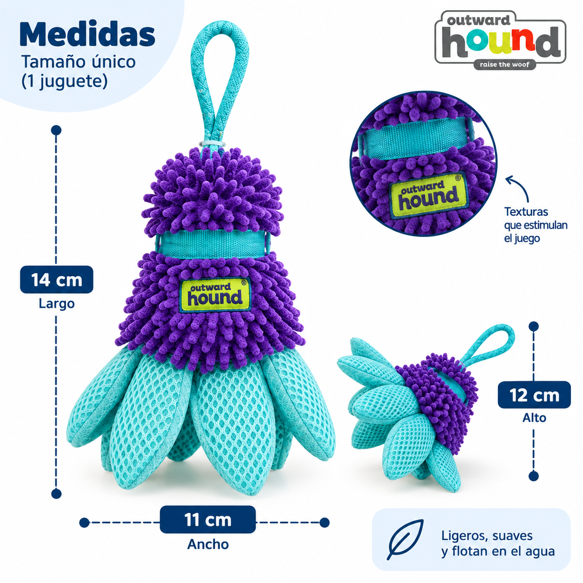 Juguete Flotante para Perros Outward Hound Fly Fetch Birdies