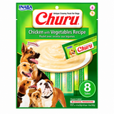 Churu para Perros Pollo con Vegetales – 8 Tubos