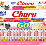 Snack Para Gato Churu Variedad Atun x 60 Unidades