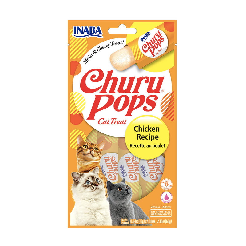 Churu Pops Para Gatos x 4  Sabor A Pollo