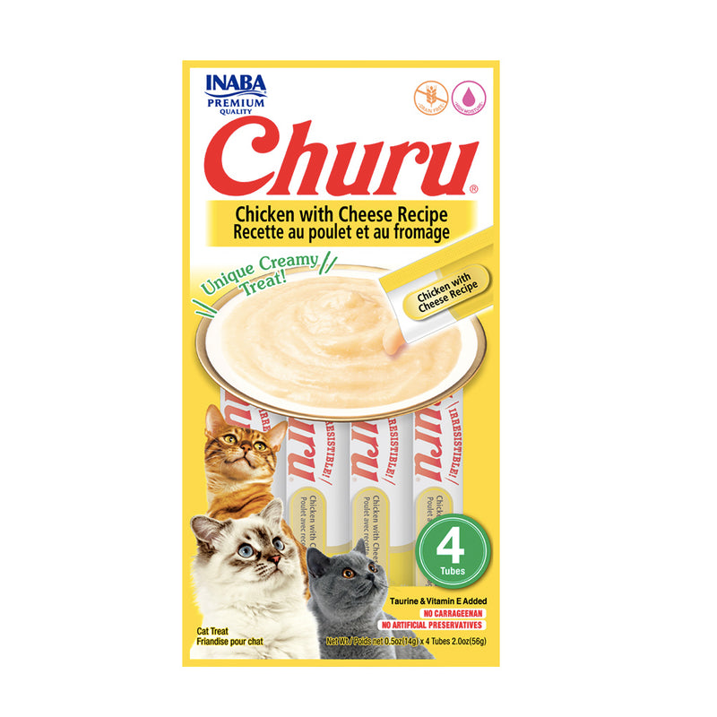 Churu Para Gato Pollo y Queso X 4 Unidades