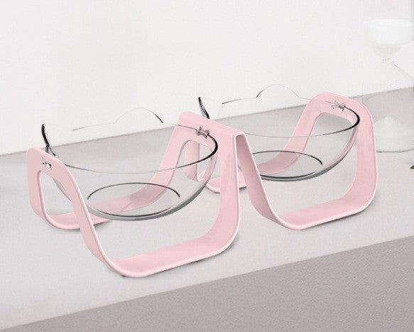 Comedero Doble Cara De Gato Inclinado